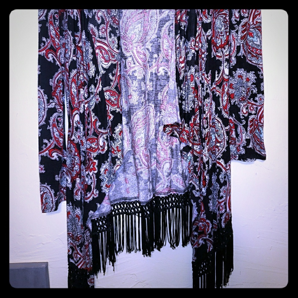 Charlotte Russe Fringe Cardigan